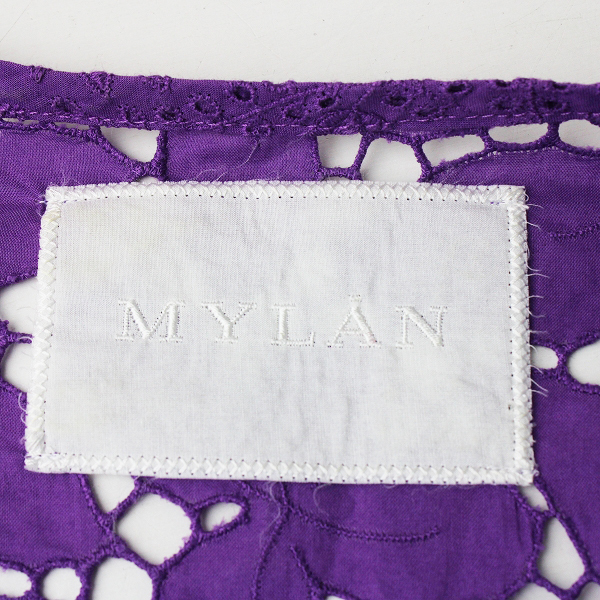 MYLAN マイラン オールオーバレースラップドレス ロングワンピース