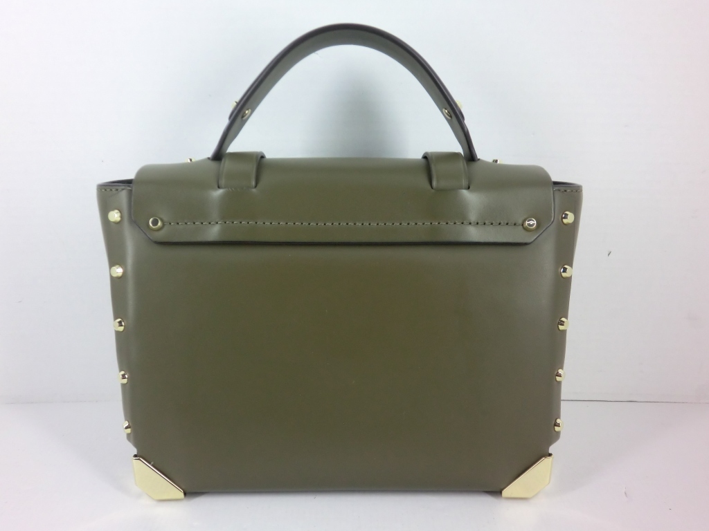 A0712 MICHAEL KORS マイケルコース マンハッタンバッグ オリーブ 本田 