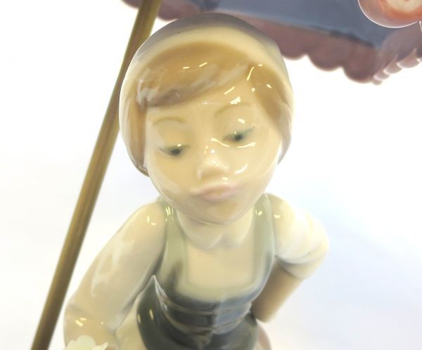1000円スタート フィギュリン LLADRO リヤドロ 1454 公園通りの花屋
