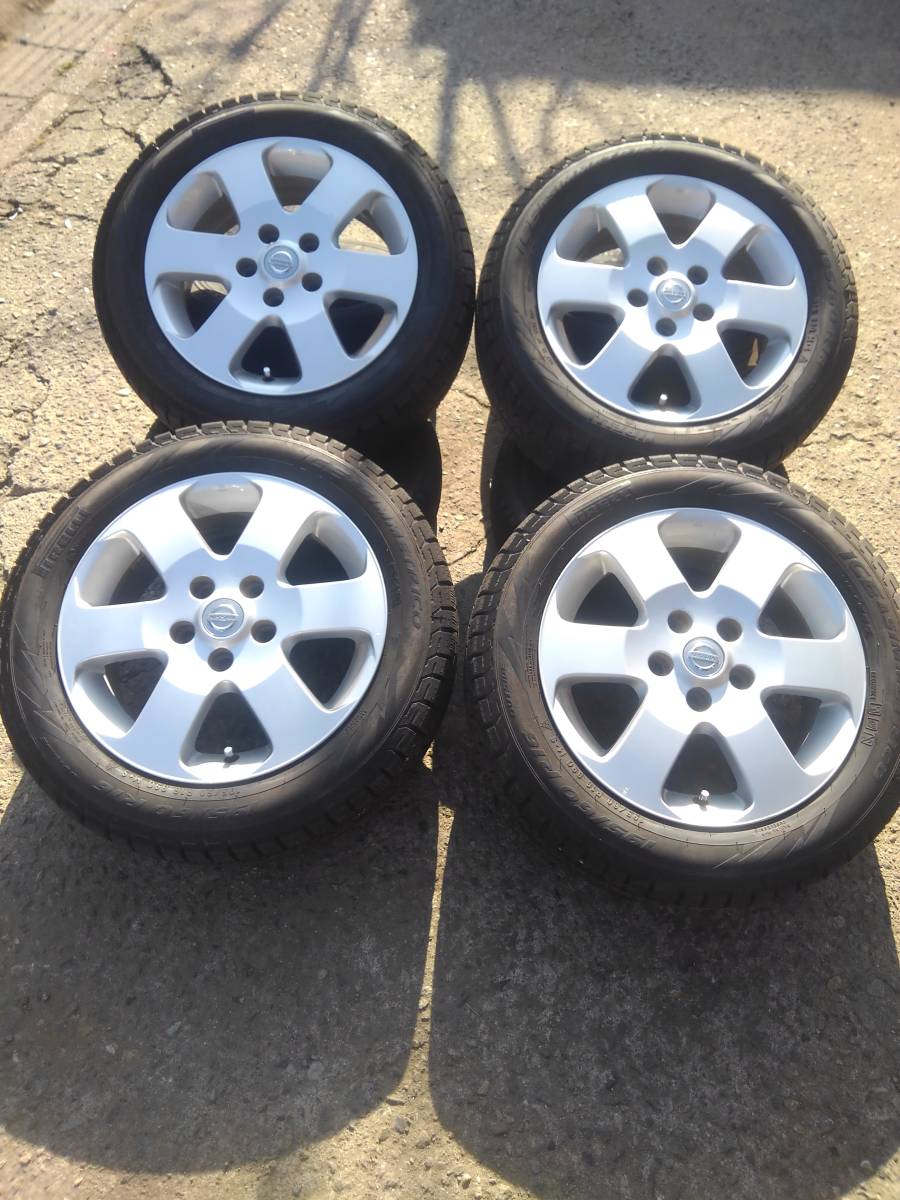 新作入荷，大人気 195/60R16 スタッドレス 日産 セレナ純正16&times;6J 5H114.3 アルミセット(スタッドレスタイヤ)｜売買されたオークション情報、yahooの商品情報をアーカイブ公開 - オークファン 5穴