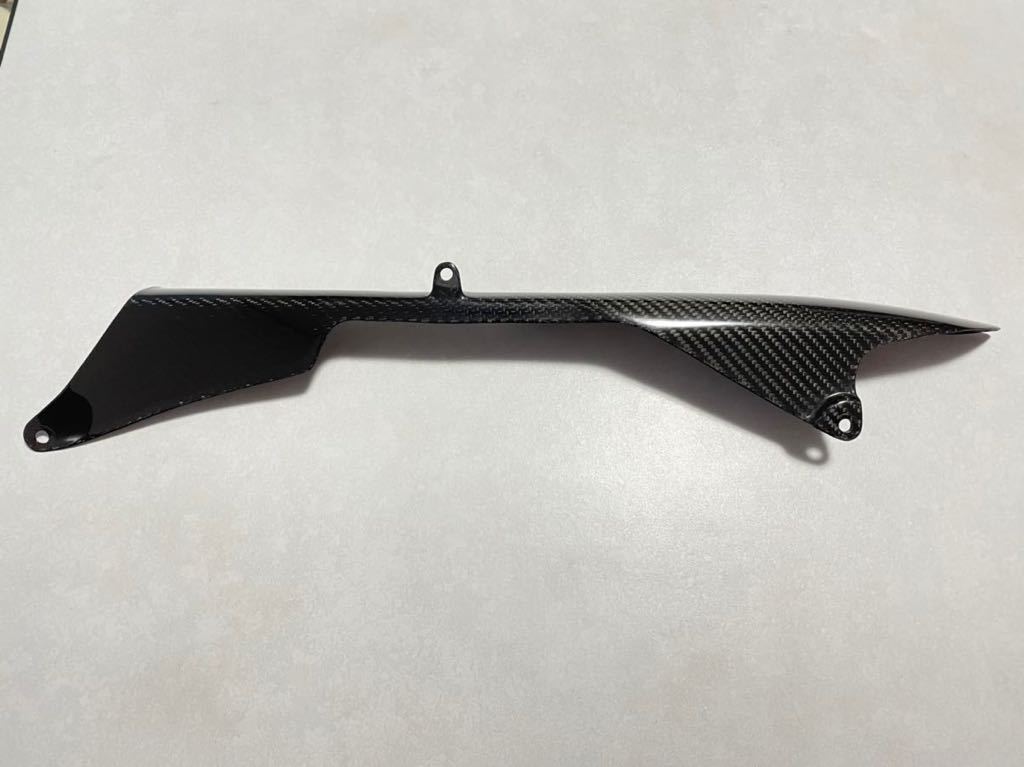ZX-6R Carbon Fiber Chain Cover Kawasaki Guard KAWASAKI - ドライ