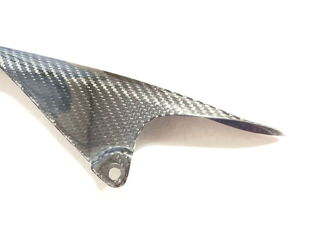 ZX-6R Carbon Fiber Chain Cover Kawasaki Guard KAWASAKI - ドライ