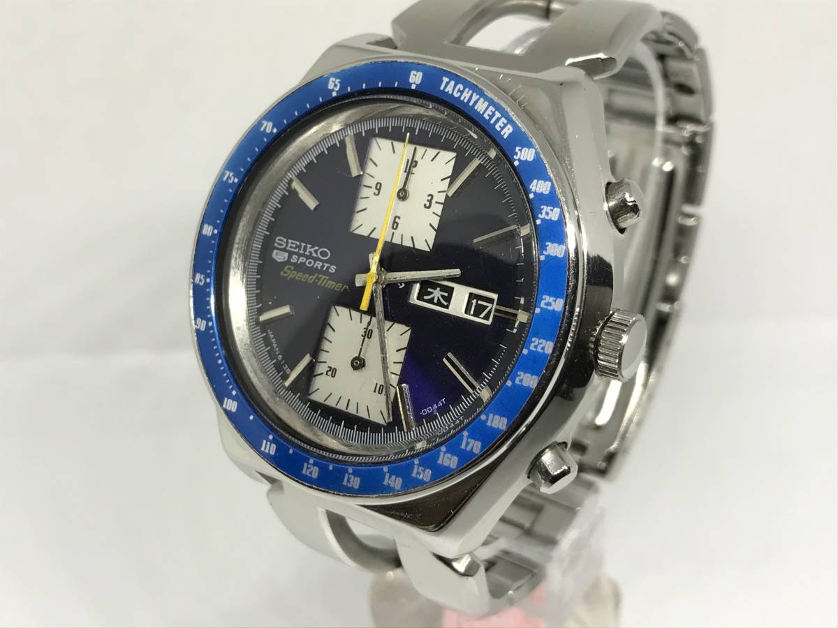 ヴィンテージ・セイコー ・5SPORT ・SPEED TIMER・ 6138-0030 角目 