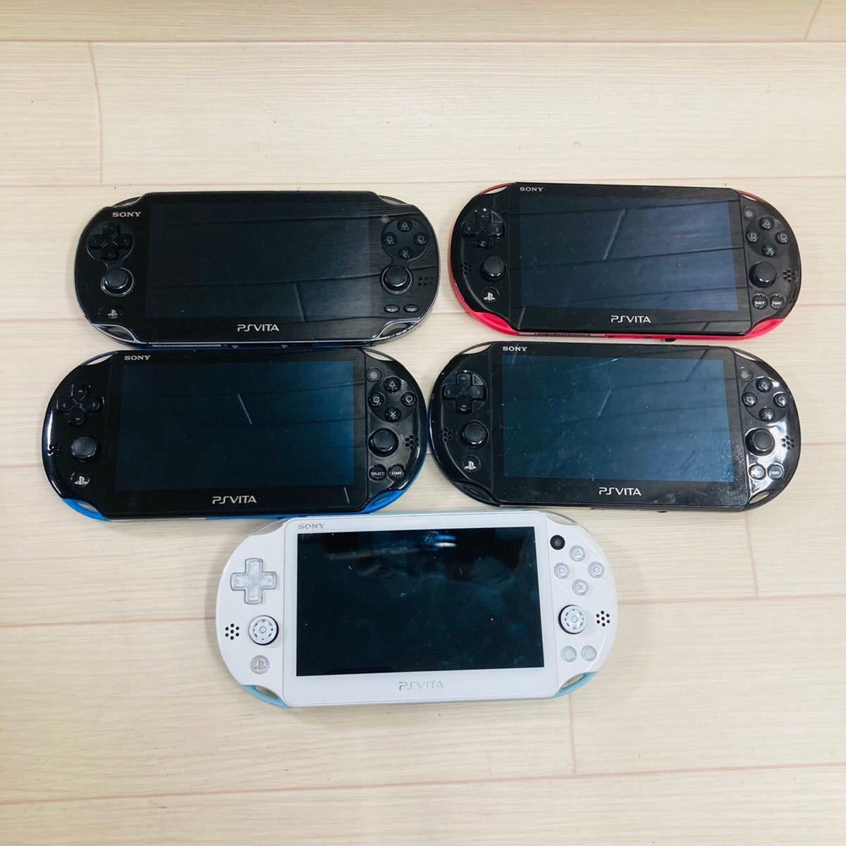 通電OK SONY PS Vita PCH-2000 1000 本体のみ 5台 まとめて まとめ売り 