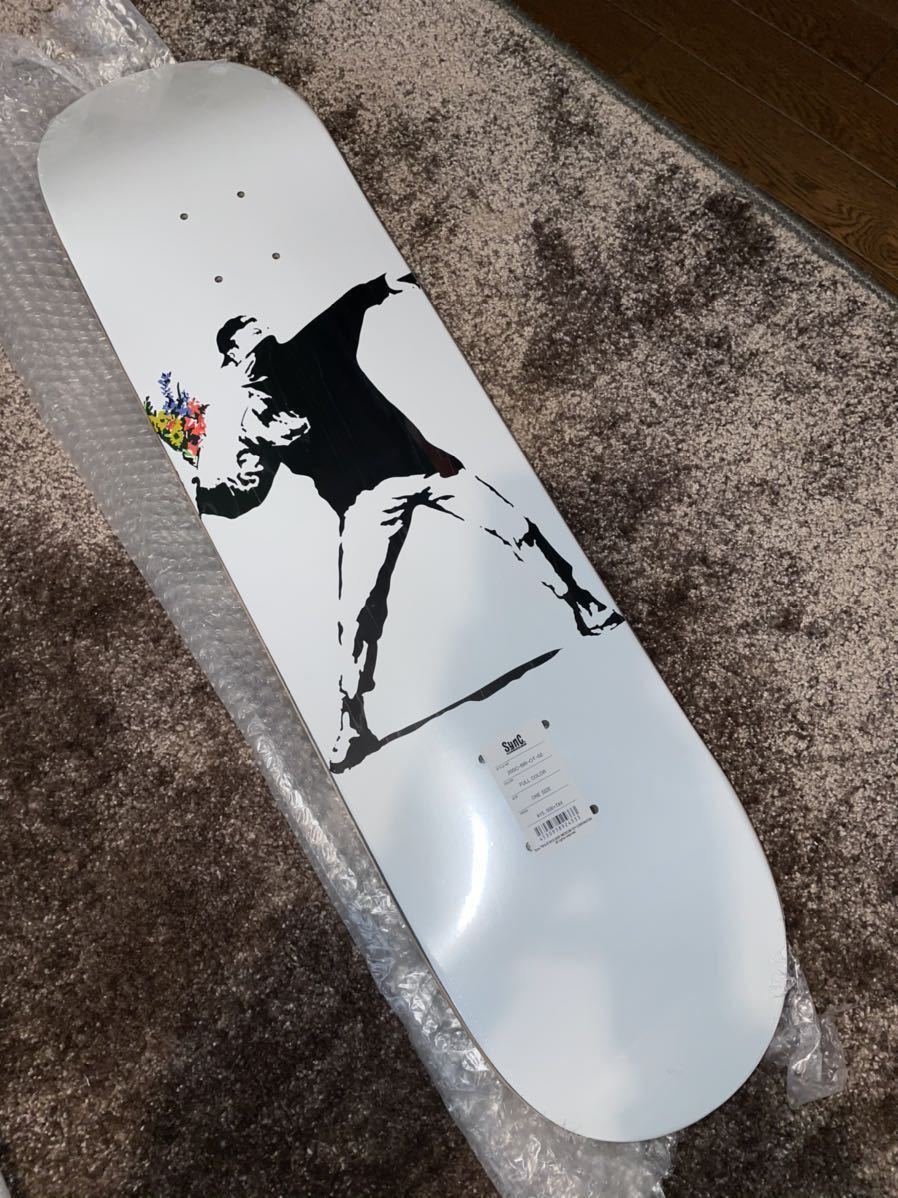 ラスト1本【新品未使用】Sync . flower bomber banksy SKATEBOARD DECK