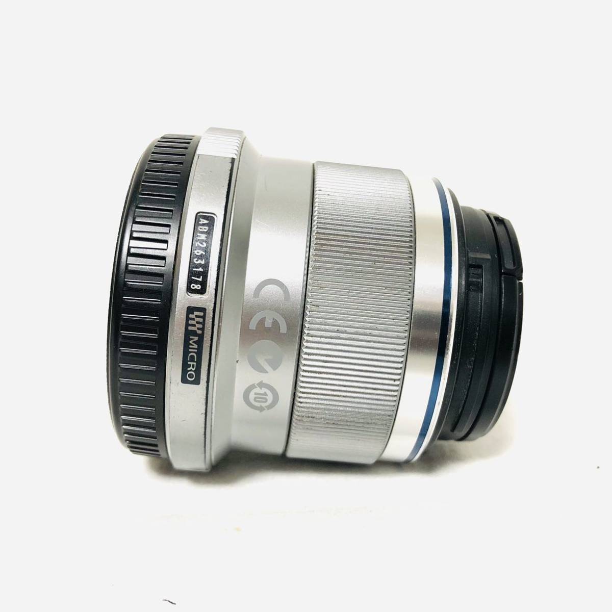 DIGITAL OLYMPUS 単焦点レンズ F1.8 45mm 17mm シルバー : OM SYSTEM