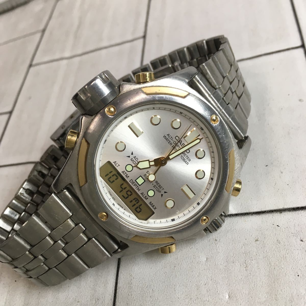 レア 動品 AW-710 カシオ アルチデプスメーター アナデジ トリプルセンサー 高度気圧深度計 ステンレス CASIO ALTI-DEPTH  METER(カシオ)｜売買されたオークション情報、yahooの商品情報をアーカイブ公開 - オークファン（aucfan.com）
