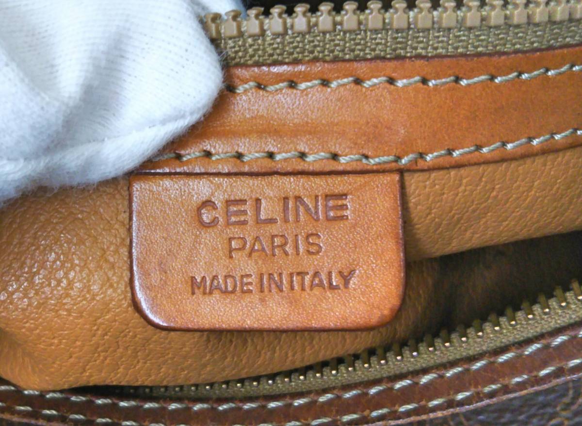 ジャンク 【現状品】セリーヌ CELINE マカダム ショルダーバッグ