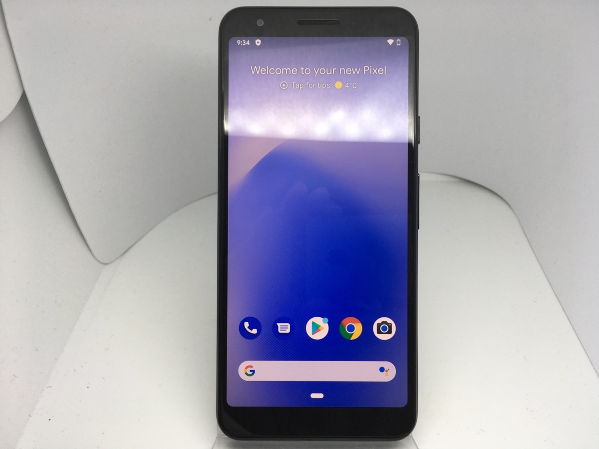 【中古・安心保証30日付】 Google Pixel 3a softbank ブラック NW利用制限〇 本体 1_1