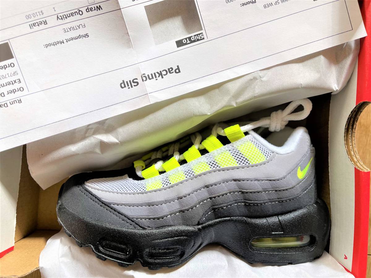 新品未着用17cm】NIKE AIR MAX 95 OG NEON / VOLT CZ0948-001 2020 
