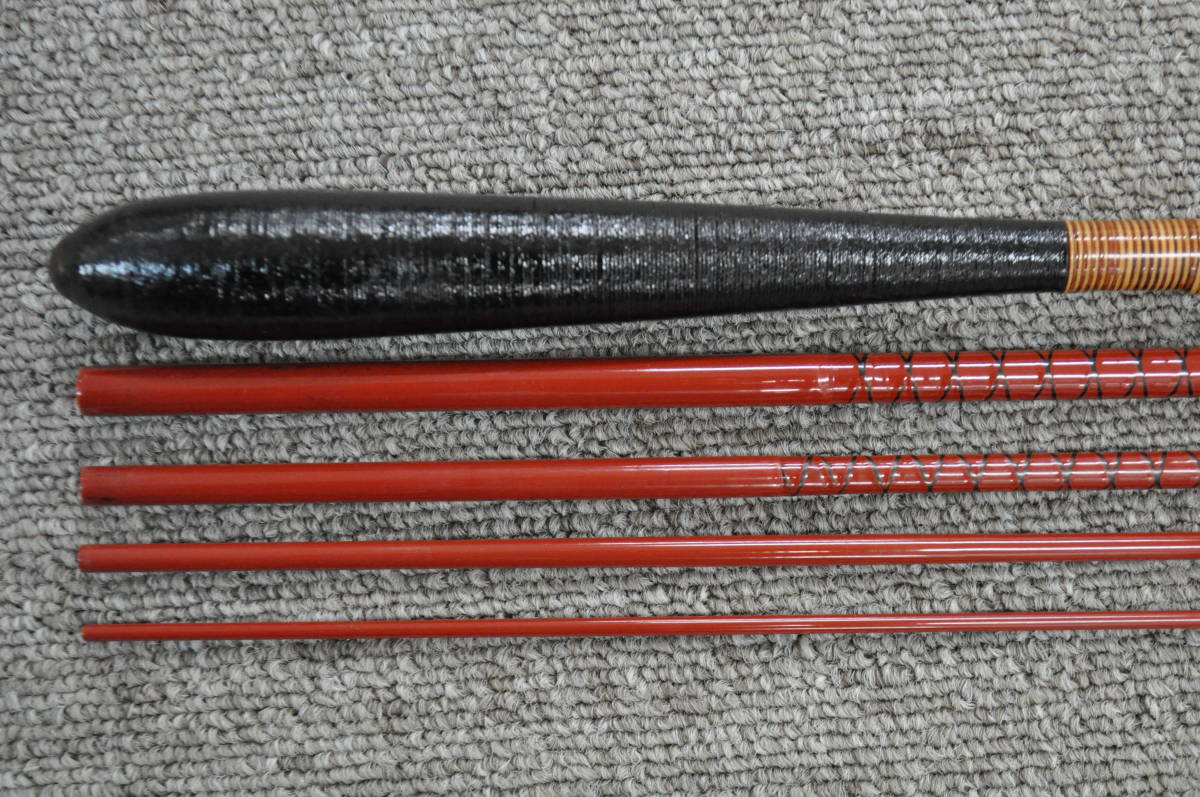 朱紋峰 初代 十四尺 M◇SHIMANO シマノ 朱紋峰 初代 十四 14尺 ヘラ へら竿 和竿 ロッド