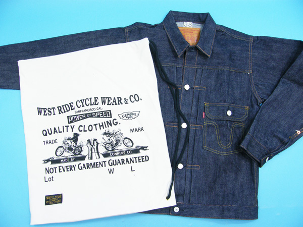 未使用 ウエストライド 1948JXX デニムジャケット Size 38 #67878 WEST 