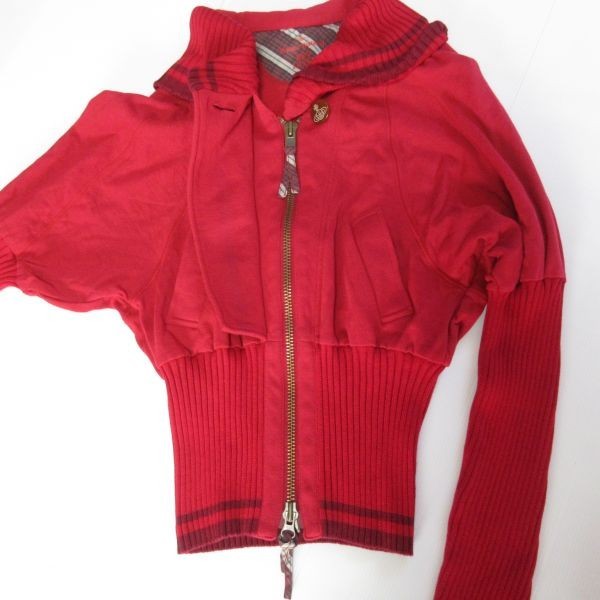 ヴィヴィアンウエストウッド レッドレーベル フルジップスウェット 美品 Vivienne Westwood red label ヴィヴィアンウエストウッド レッド