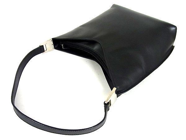 1円 □美品□ GUCCI グッチ ロゴ 001 2058 3014 レザー ワン