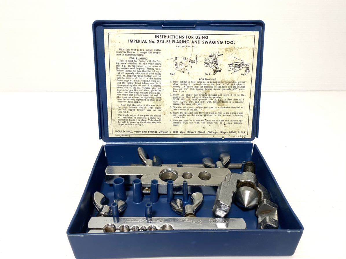 USA製 GOULD フレアツール フレア加工 パイプ加工 工具 DIY ハンド 