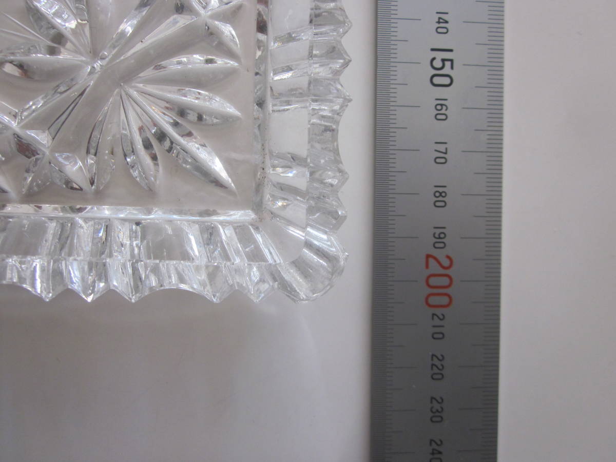 チェコスロバキア チェコスロバキア時代 ガラス トレー ボヘミアガラス ...