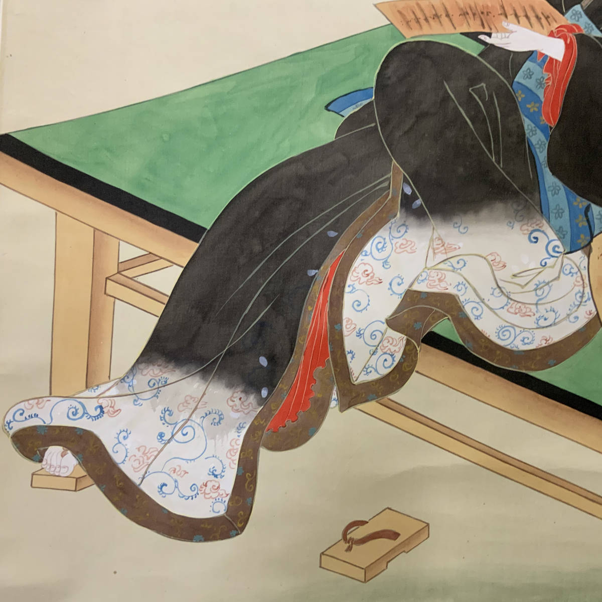 極上94・美人画・掛軸・肉筆・絹本・大幅・版画・浮世絵・遊郭 極上94・美人画・掛軸・肉筆・絹本・大幅・版画・浮世絵・遊郭