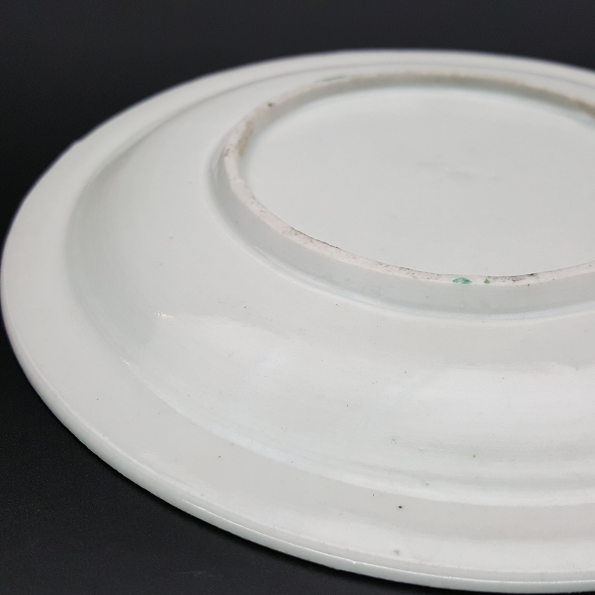 【宝蔵】中国美術 色絵花文皿 平皿 18cm 中国古玩 色絵磁器_9