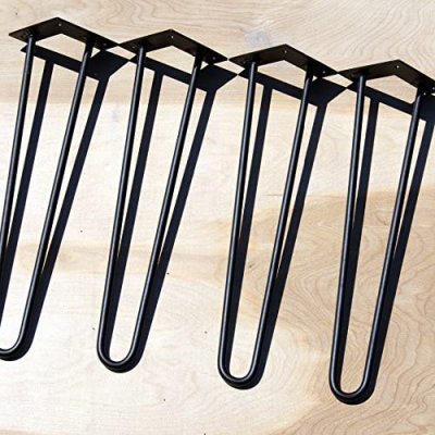  アイアンレッグ 16インチテーブル脚 40cm 鉄脚 4本セット ダイニング脚 DIY素材 ネジ付属 ローテーブル_2