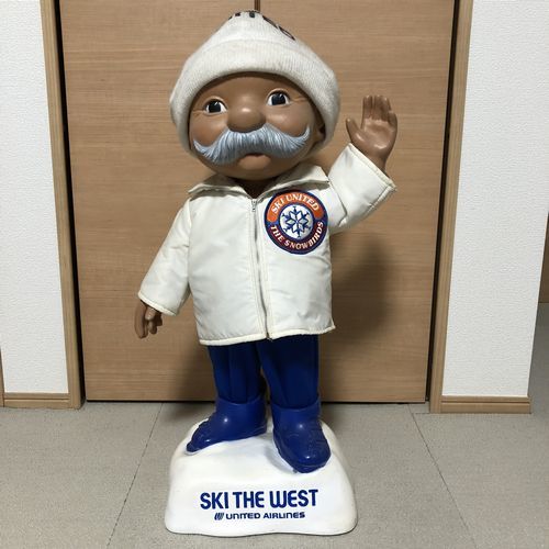 メネフネ ユナイテッド航空 SKI THE WEST 70's 当時物 非売品