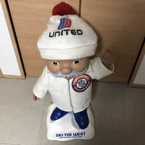 メネフネ ユナイテッド航空 SKI THE WEST 70's 当時物 非売品 メネフネ ユナイテッド航空 SKI THE WEST 70's 当時物 非売品
