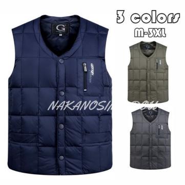 ダウンベスト メンズ インナーベスト 中綿 ベスト キルティング ベスト 袖なし ジャケット 男性 アウター デザイン ファッション 秋冬 Xlサイズ以上 売買されたオークション情報 Yahooの商品情報をアーカイブ公開 オークファン Aucfan Com
