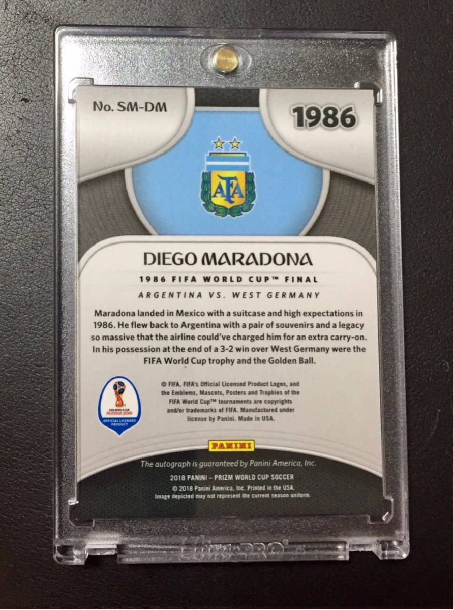 ディエゴ マラドーナ Panini Prizm World Cup Signature Moments 直筆 サイン カード アルゼンチン Maradona Sp Auto レア オート メッシ その他 売買されたオークション情報 Yahooの商品情報をアーカイブ公開 オークファン Aucfan Com