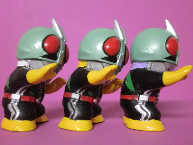 ショッカーライダー6種セット ソフビ指人形／仮面ライダーキッズ