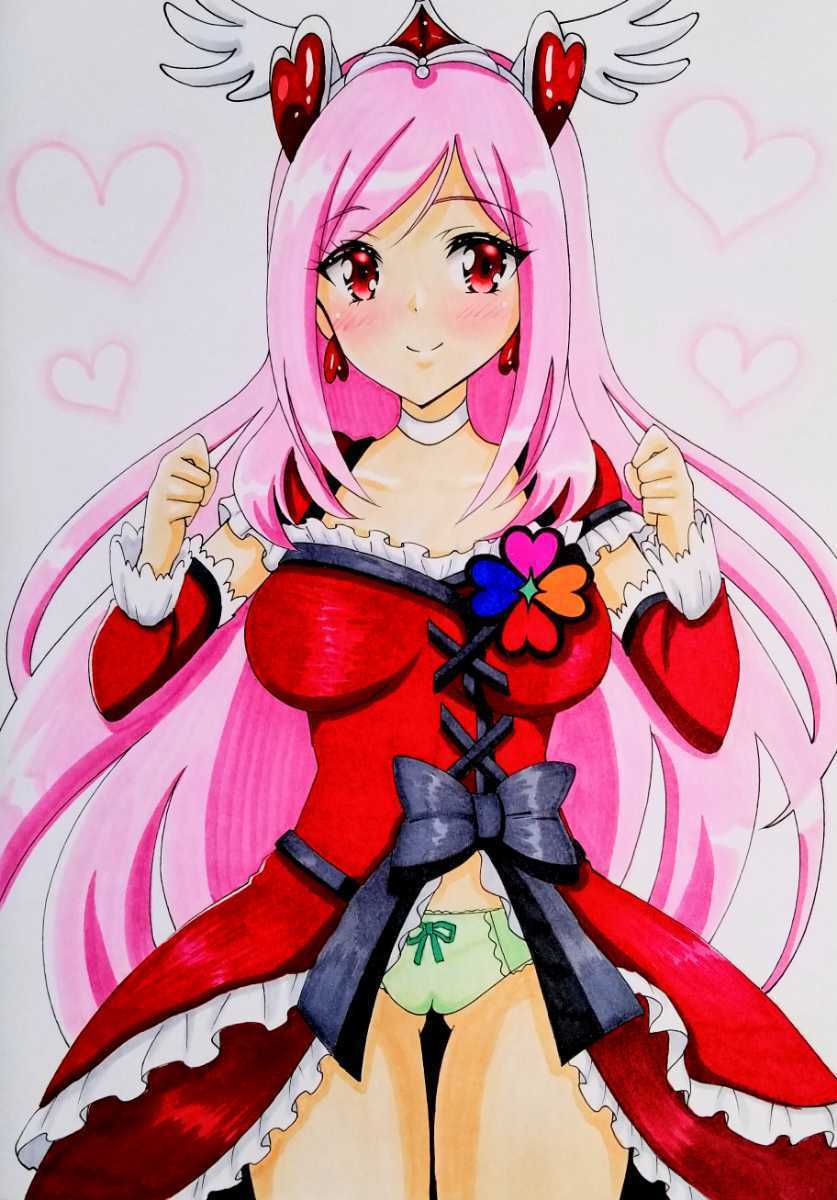 ◇同人手描きイラスト*フレッシュプリキュア!*東 せつな*キュア