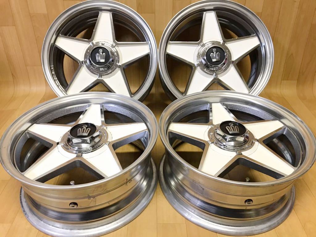 長野発！希少、美品！SSR SPEED STAR COPRO 15×6.5JJ4穴5穴114.3+18 