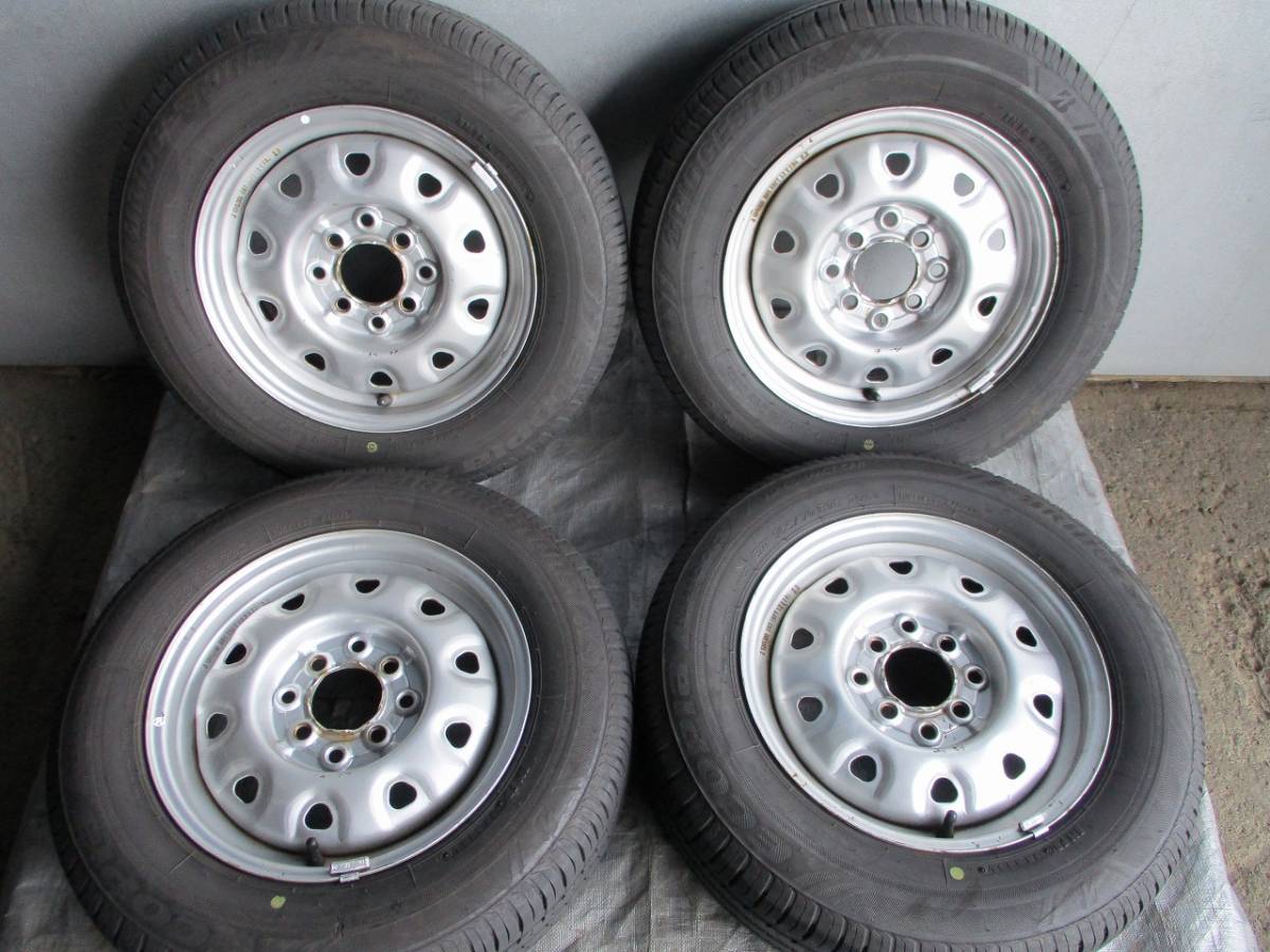★9分山★19年製★ブリヂストン エコピア NH100C　165/70R13 マルチホイール13×5J 4穴100 110 114.3 1441 