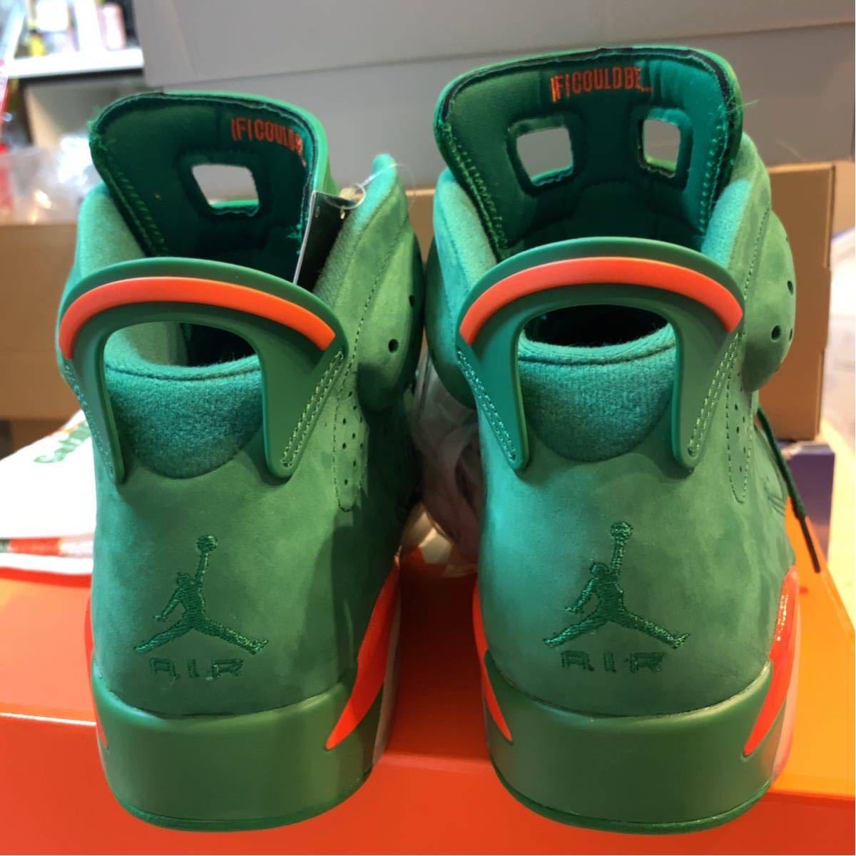 レア！新品未使用☆NIKE AIR JORDAN 6 RETRO gatorade 27cm グリーン 