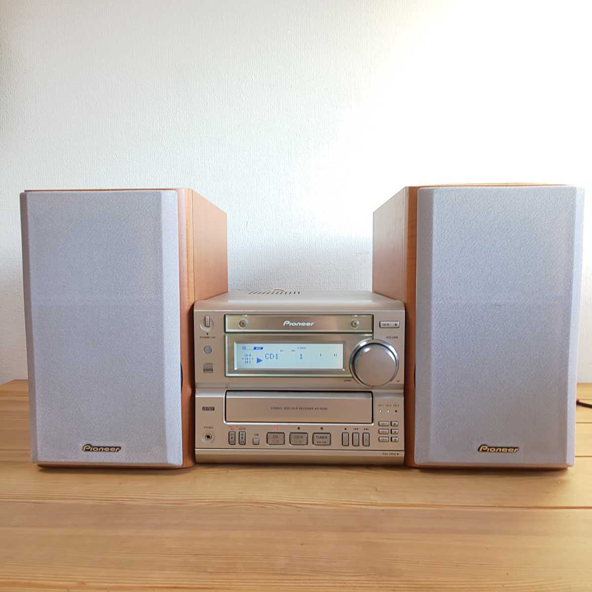 パイオニア ミニコンポ PIONEER XR-RS9R CD/CD-R リモコン付き