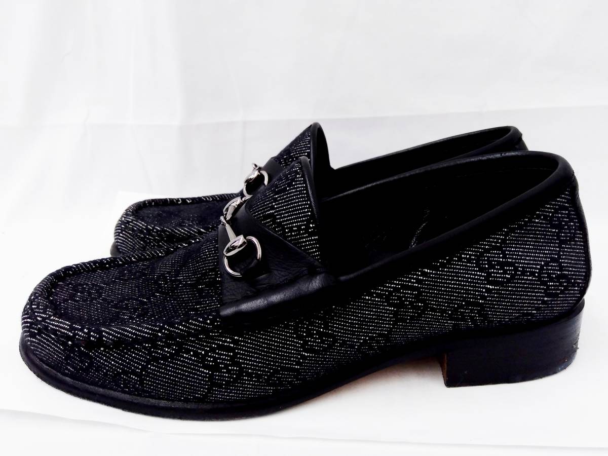 品質保証，低価 GUCCI グッチ 094011 ホースビットローファー ブラック 