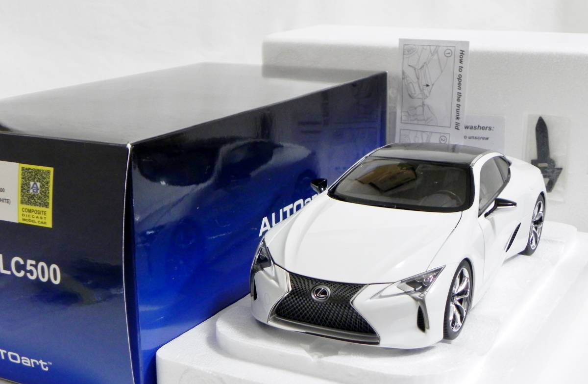 オートアート 1 18 レクサス Lc500 ホワイトノーヴァガラスフレーク X ブラックインテリア Lexus Lc500 乗用車 売買されたオークション情報 Yahooの商品情報をアーカイブ公開 オークファン Aucfan Com