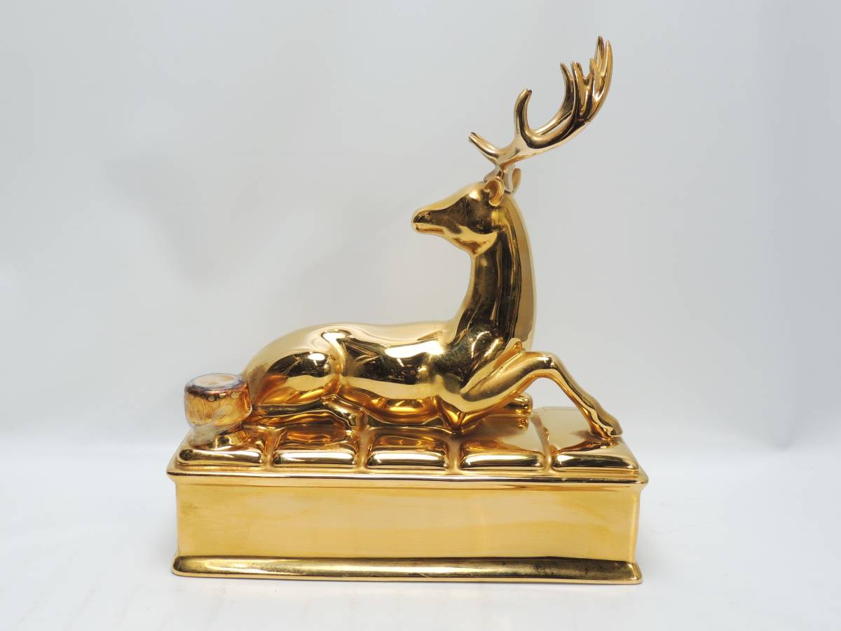 1* HINE EXTRA コニャック 鹿 金 ゴールド ボトル deer ハイン 古酒