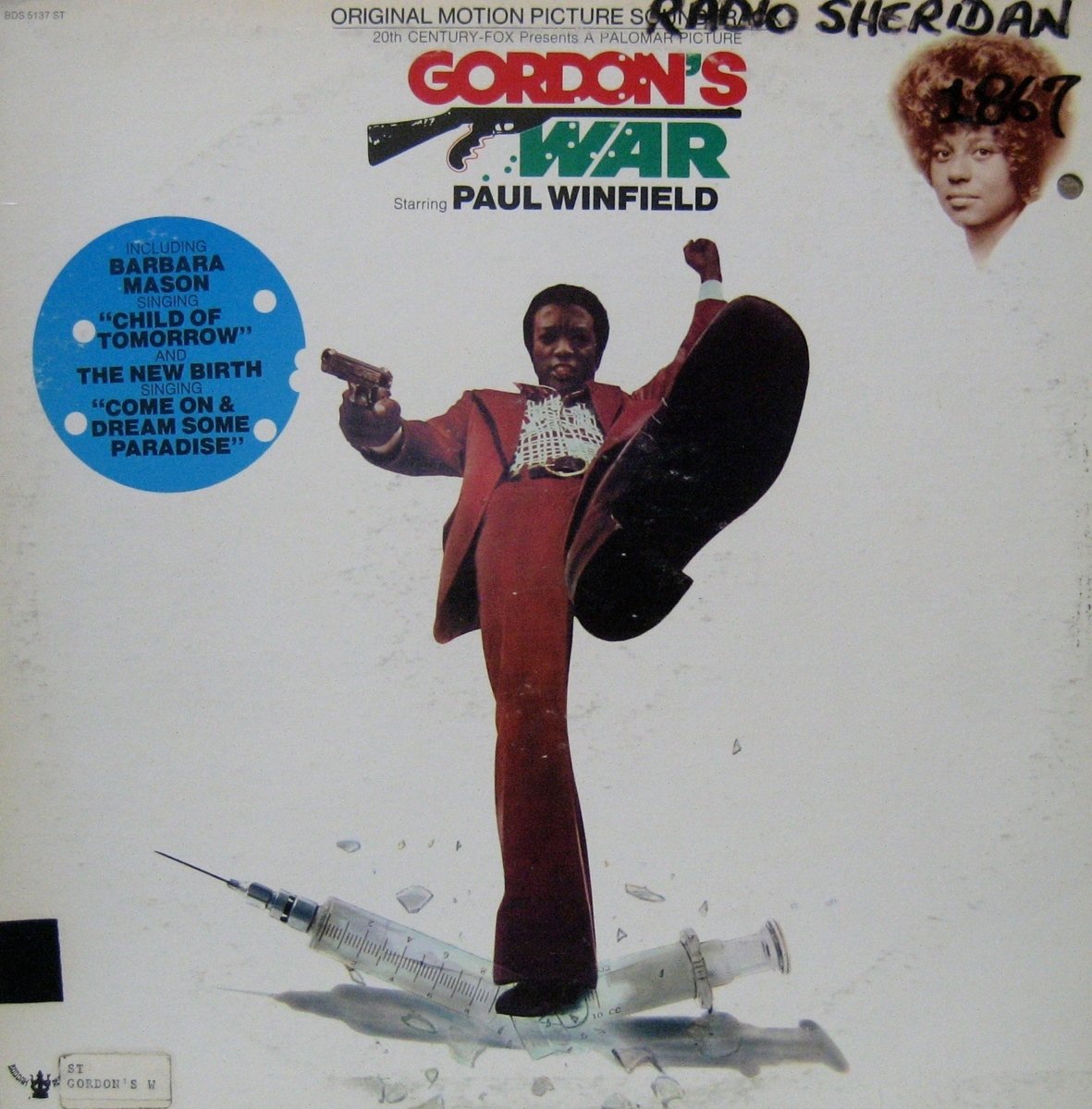 【最新作，SALE】 SOUL LP/DEV LARGE MIX収録/BADDER THAN EVIL/HOT WHEELS/BARBARA MASON NEW BIRTH参加/O.S.T./GORDON'S WAR/F-0977(R&B、ソウル)｜売買されたオークション情報、yahooの商品情報をアーカイブ公開 - オークファン Ru0026B、ソウル