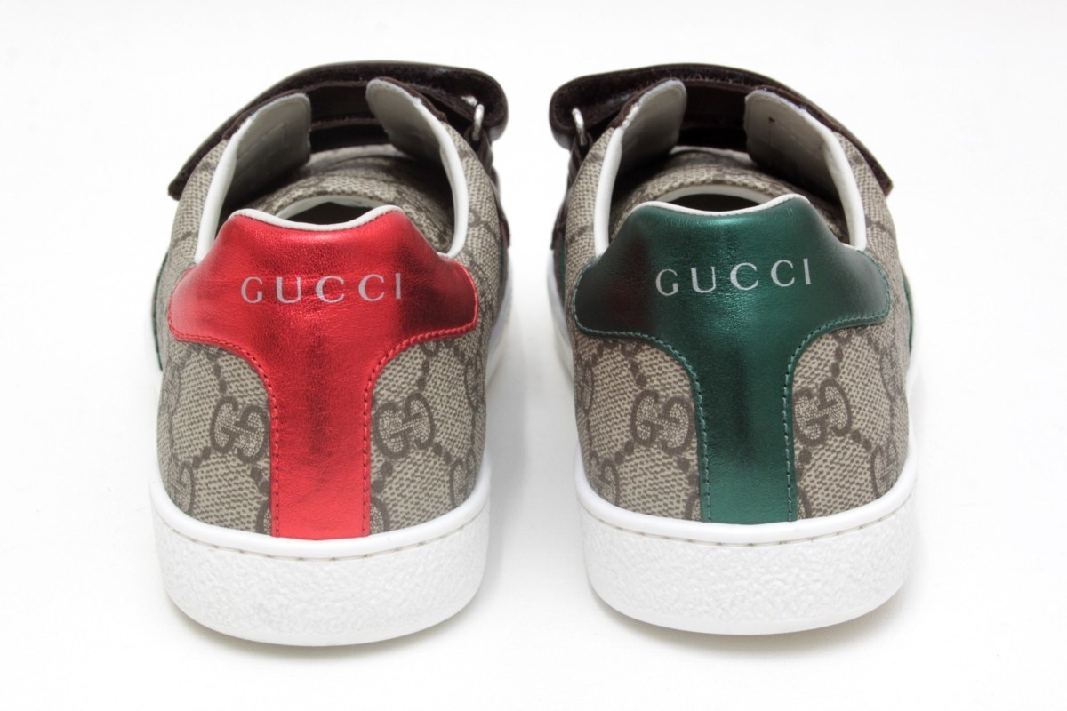 1S237☆グッチ GUCCI☆ レディース GG スニーカー 463091 サイズ 37 美 