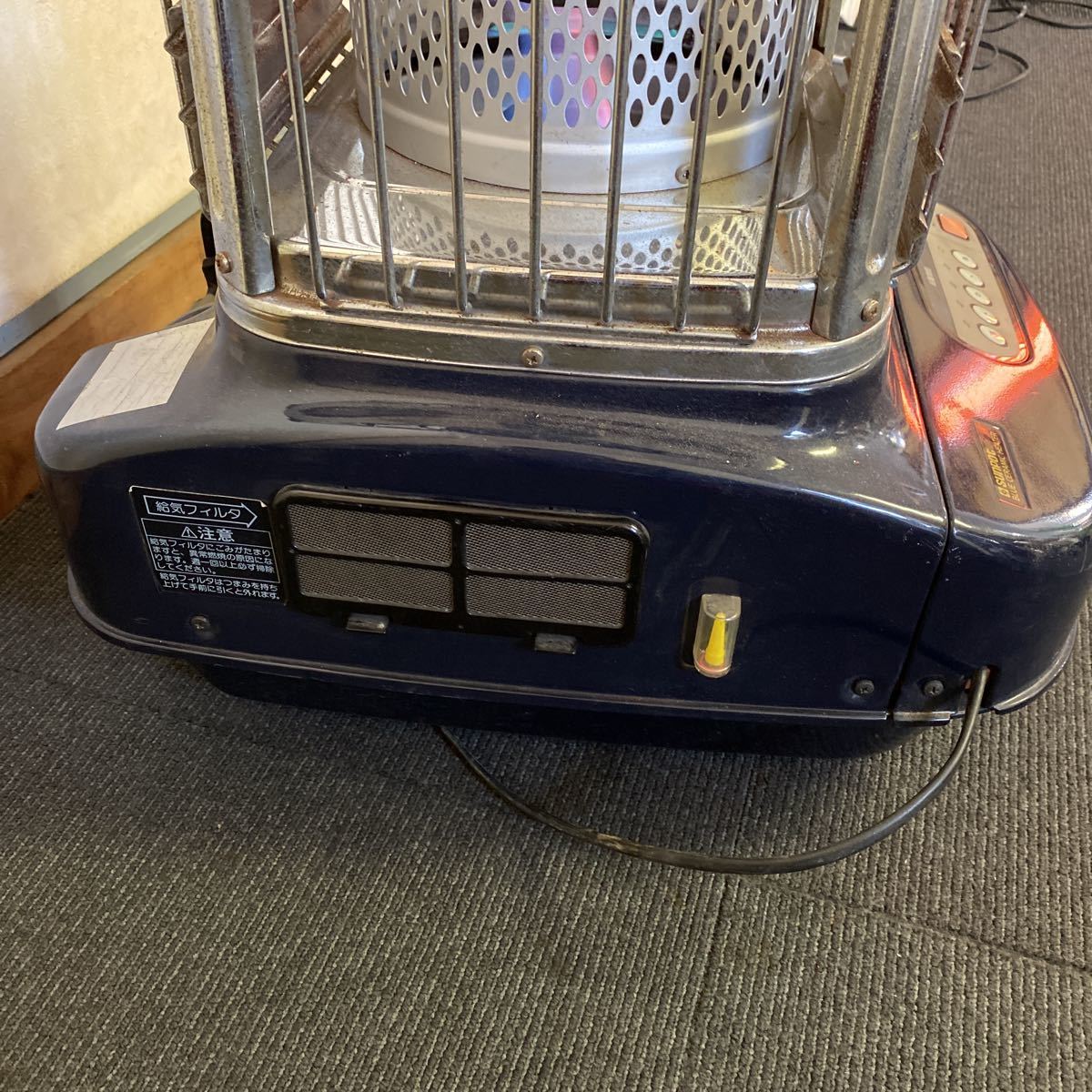 SUNPOT サンポット KC-82-1A 業務用 石油 ファンヒーター ブルー