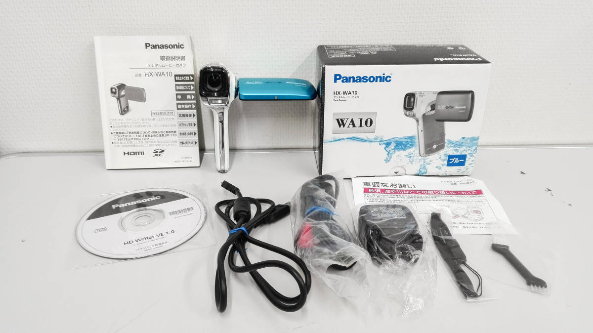 Panasonic HX-WA10-A HX-WA10 (オーシャンブルー) ムービー2011年式 HX