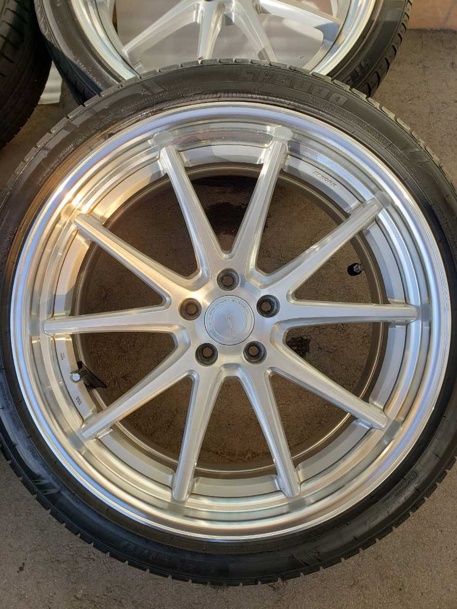 ♪ WORK ワーク グノーシス CV201 pcd114.3 245/40R21 空気圧 