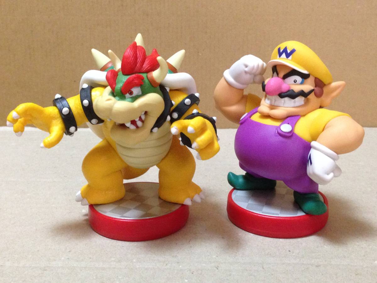 amiibo クッパ ワリオ フィギュア 2体セット アミーボ未使用 任天堂