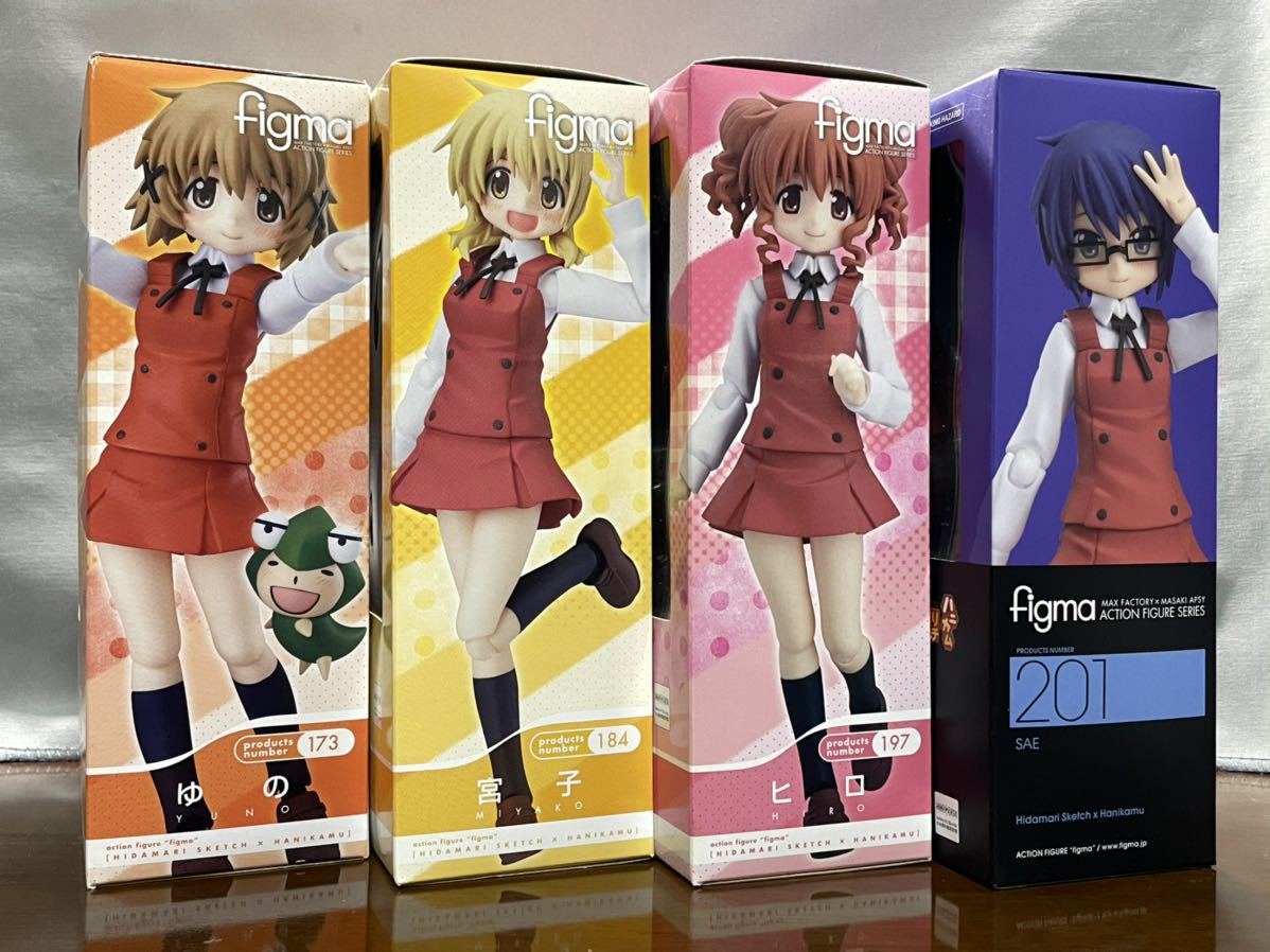 Figma ひだまりスケッチ ハニカム ゆの 宮子 ヒロ 沙英 4体セット コミック アニメ 売買されたオークション情報 Yahooの商品情報をアーカイブ公開 オークファン Aucfan Com