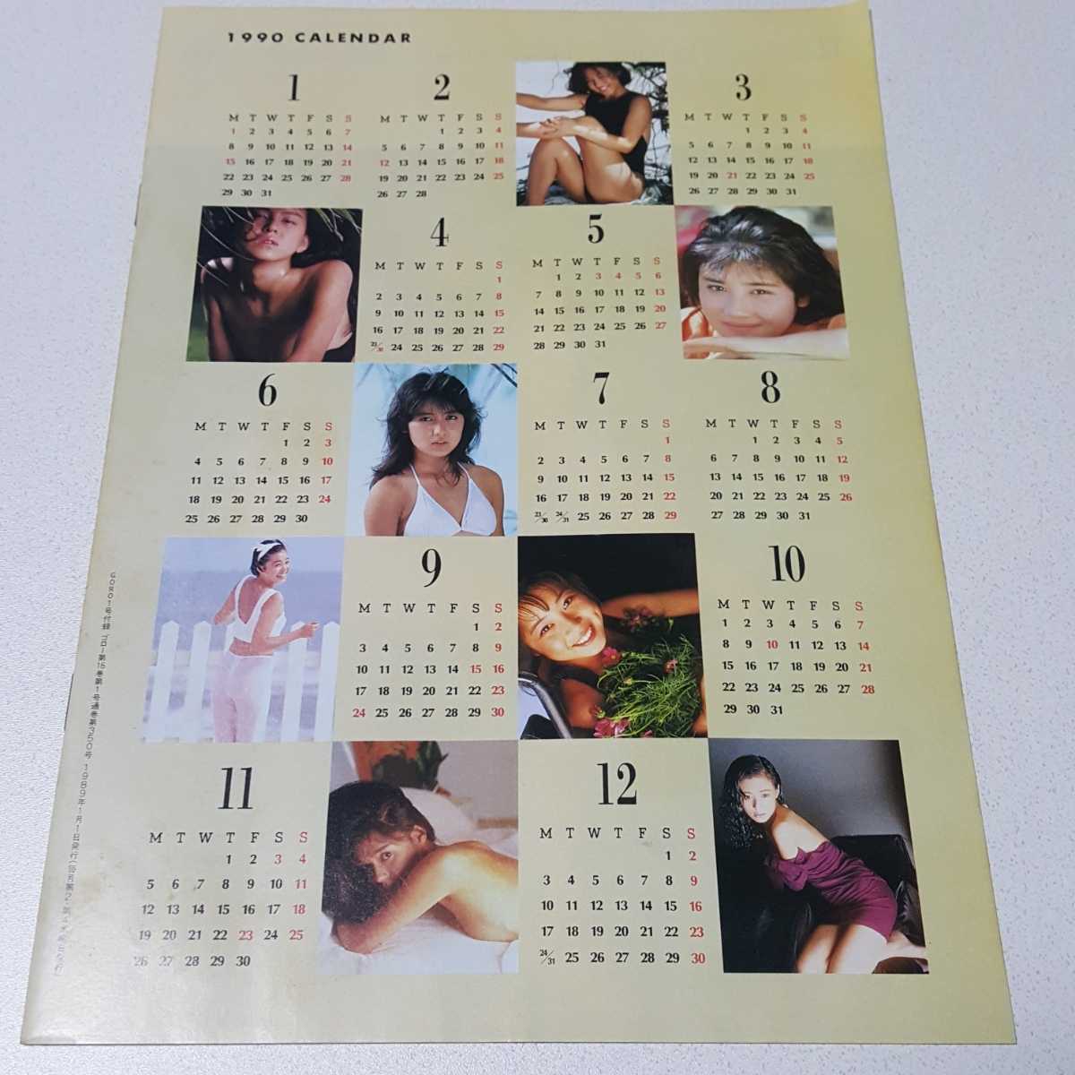 ゴローgoro付録カレンダー19年 浅香唯 黒沢ひろみ 万里洋子 朝倉陽子 河合美智子 杉本彩 仁藤優子 石田ひかり 八木さおり 井森美幸他 印刷物 売買されたオークション情報 Yahooの商品情報をアーカイブ公開 オークファン Aucfan Com