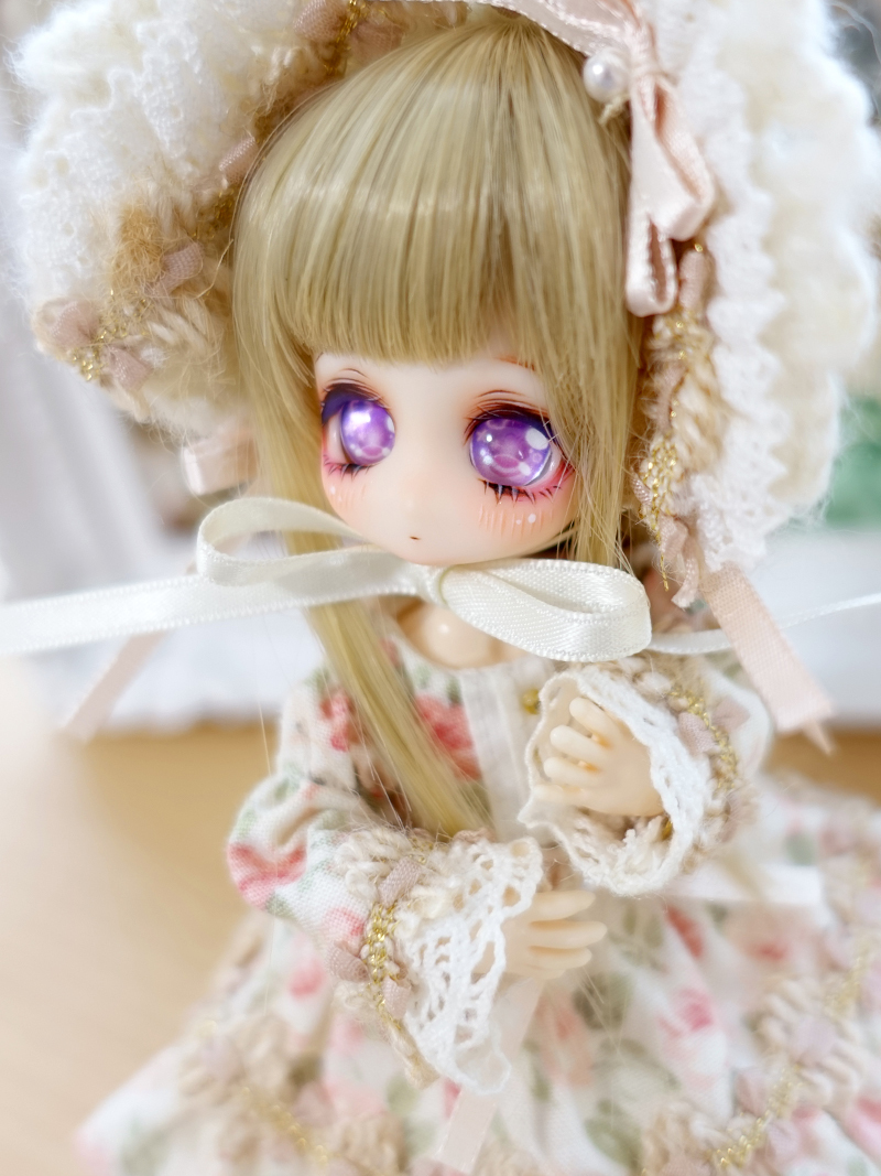 【深海カンテラ】PiccolaCamera ルチカドール AT-01 カスタムヘッド(オビツ11対応 / 難有)＋レジンアイ_6