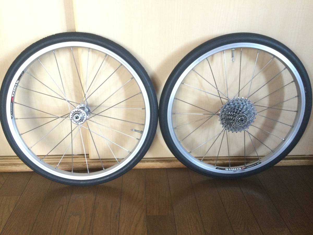 20インチ406 MTBバイクホイール 24H ディスクブレーキ用 アルミ合金