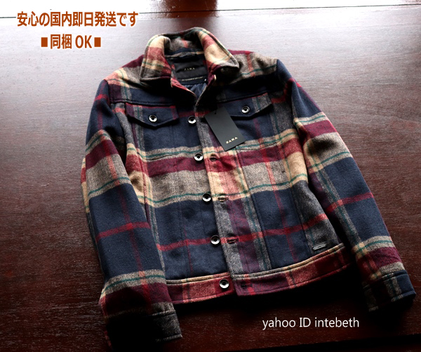 Spainzara 英国チェック 前ボタン ジャケットl Us Xl 程度 メンズ 厚手 ネルシャツ ジャケット Gジャン Woolボア 紺白赤 Xlサイズ以上 売買されたオークション情報 Yahooの商品情報をアーカイブ公開 オークファン Aucfan Com