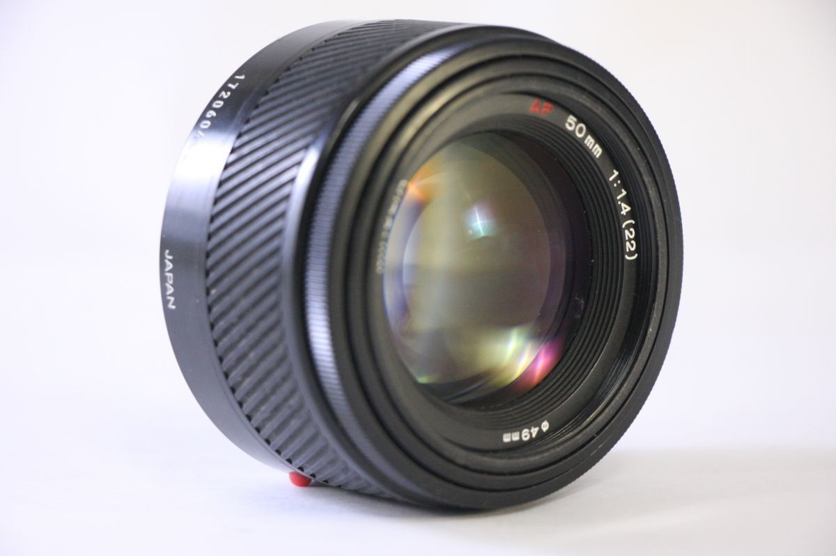 ミノルタ MINOLTA AF 50mm F1.4☆おおかび☆11527 | CARDSCZAR.COM