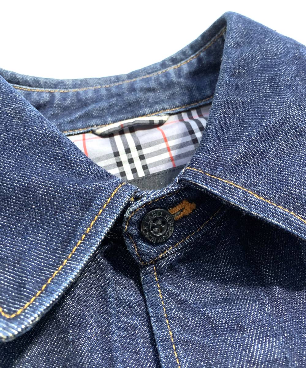 ブラックレーベル デニム コート BURBERRY BLACK LABEL