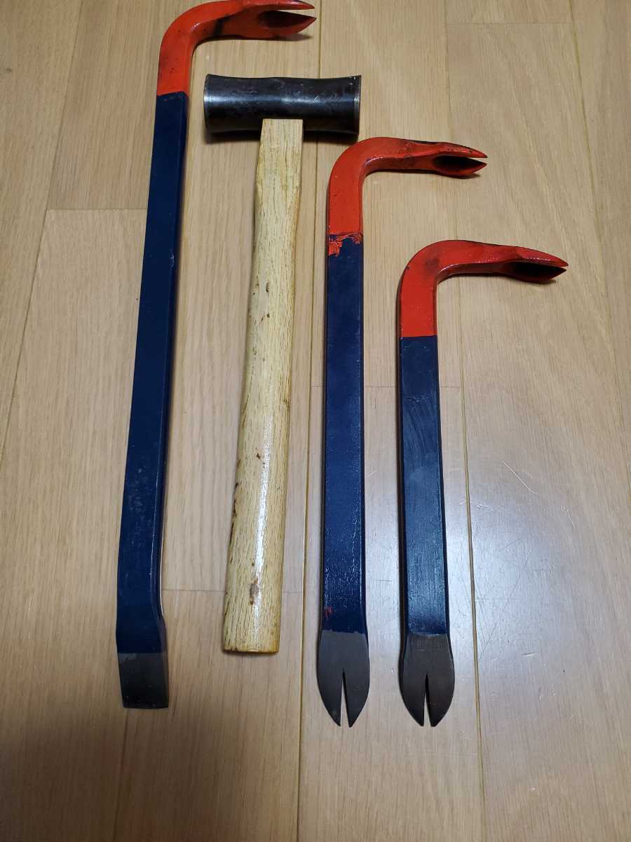 トンカチとバールセット_6